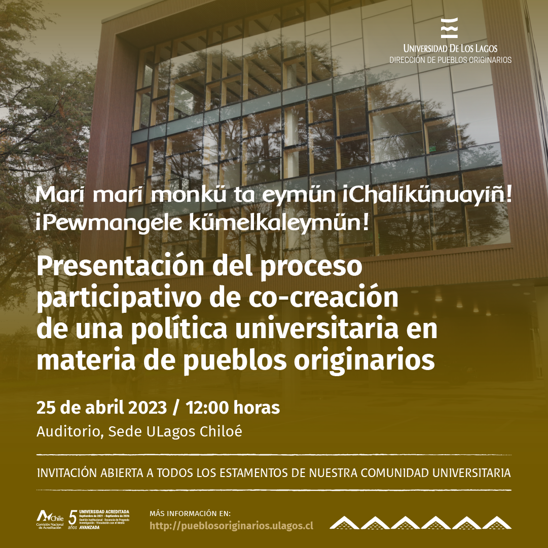 Nütramkayen: ¡Levantemos propuestas para co-construir la nueva política sobre pueblos originarios!